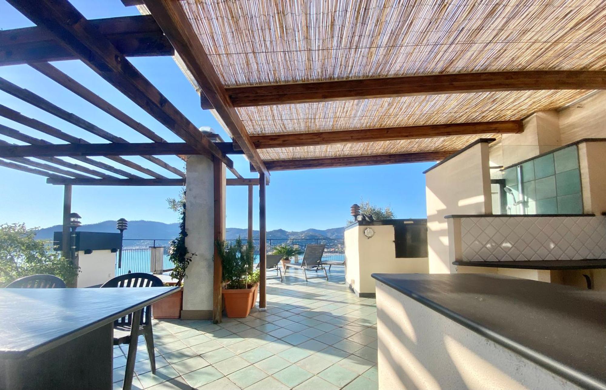 Welcome Riviera - Paradiso 12-Ultimo Restauro Nel 2025-Vista Mare Stupenda-Balcone Con Vista Meravigliosa Piu' Terrazza Solarium Sovrastante Di 70 Mq Esterna Rapallo Ngoại thất bức ảnh