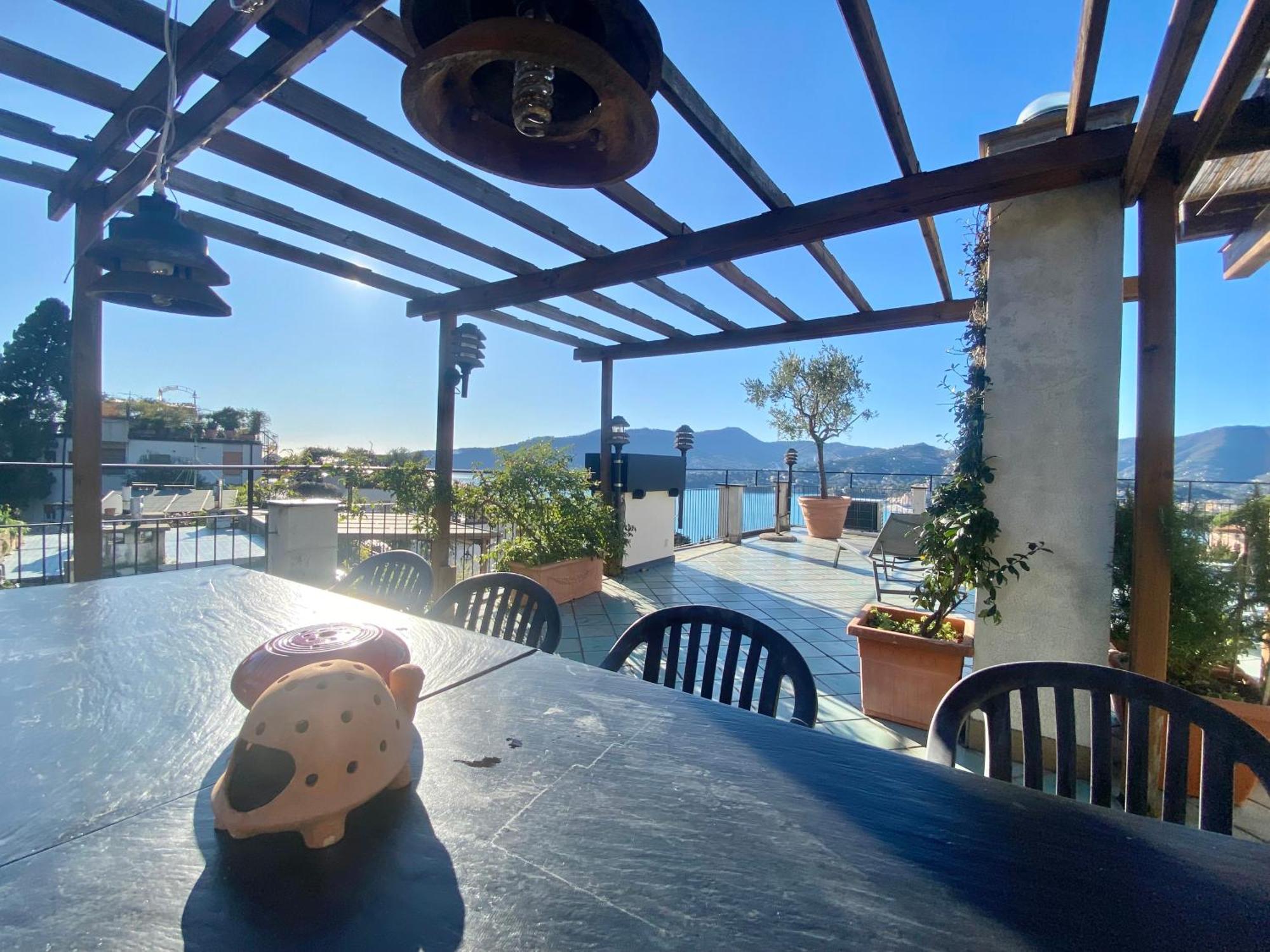 Welcome Riviera - Paradiso 12-Ultimo Restauro Nel 2025-Vista Mare Stupenda-Balcone Con Vista Meravigliosa Piu' Terrazza Solarium Sovrastante Di 70 Mq Esterna Rapallo Ngoại thất bức ảnh